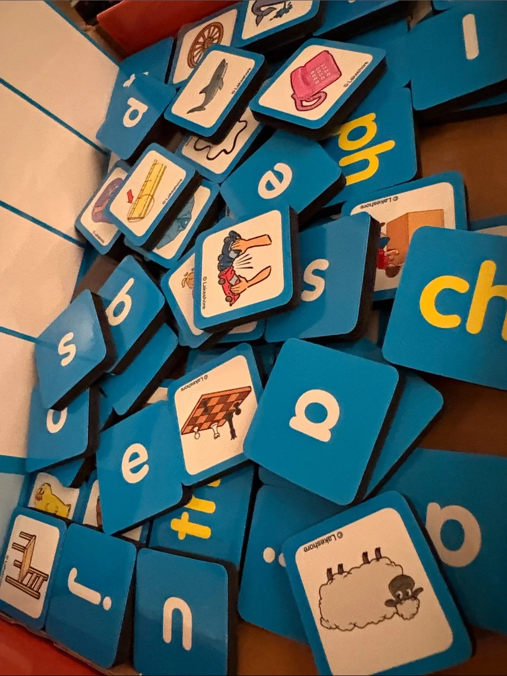 Three Lakeshore Build-A-Word! Magnet Board Sets Short Long Vowel Digraphs Teache